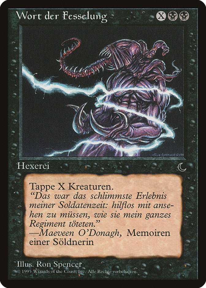 Word of Binding (German) - "Wort der Fesselung" [Renaissance] | Card Merchant Takapuna