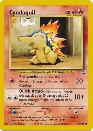 Cyndaquil (57/111) [Neo Genesis Unlimited] | Card Merchant Takapuna