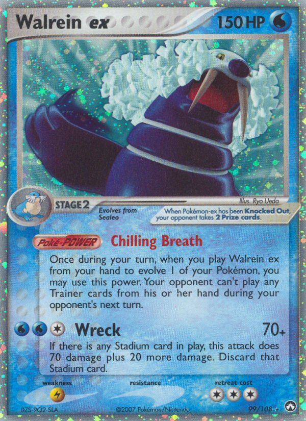 Walrein ex (99/108) [EX: Power Keepers] | Card Merchant Takapuna