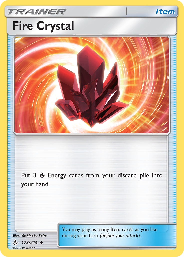 Fire Crystal (173/214) [Sun & Moon: Unbroken Bonds] | Card Merchant Takapuna