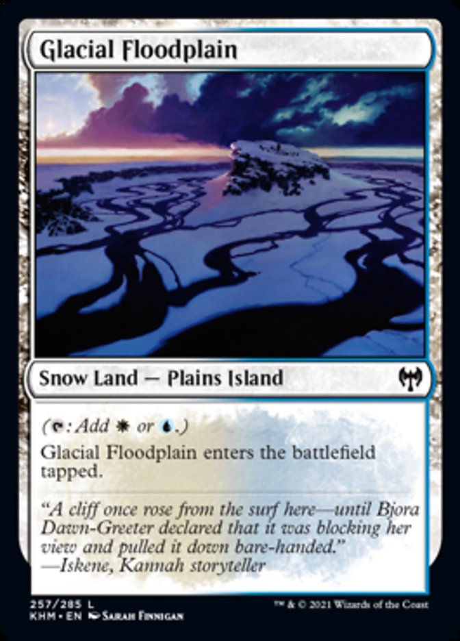 Glacial Floodplain [Kaldheim] | Card Merchant Takapuna