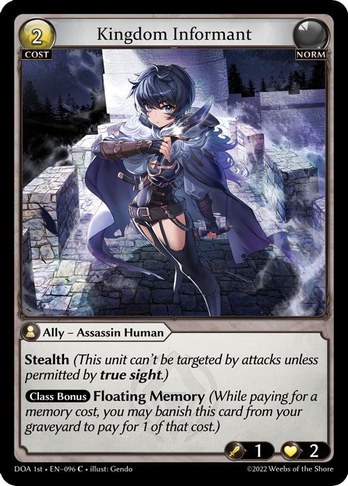 Kingdom Informant (096) [Dawn of Ashes: 1st Edition] | Card Merchant Takapuna