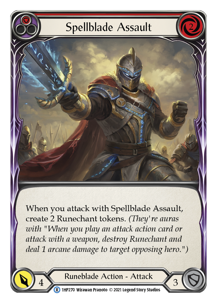 Spellblade Assault (Red) [1HP270] (History Pack 1) | Card Merchant Takapuna