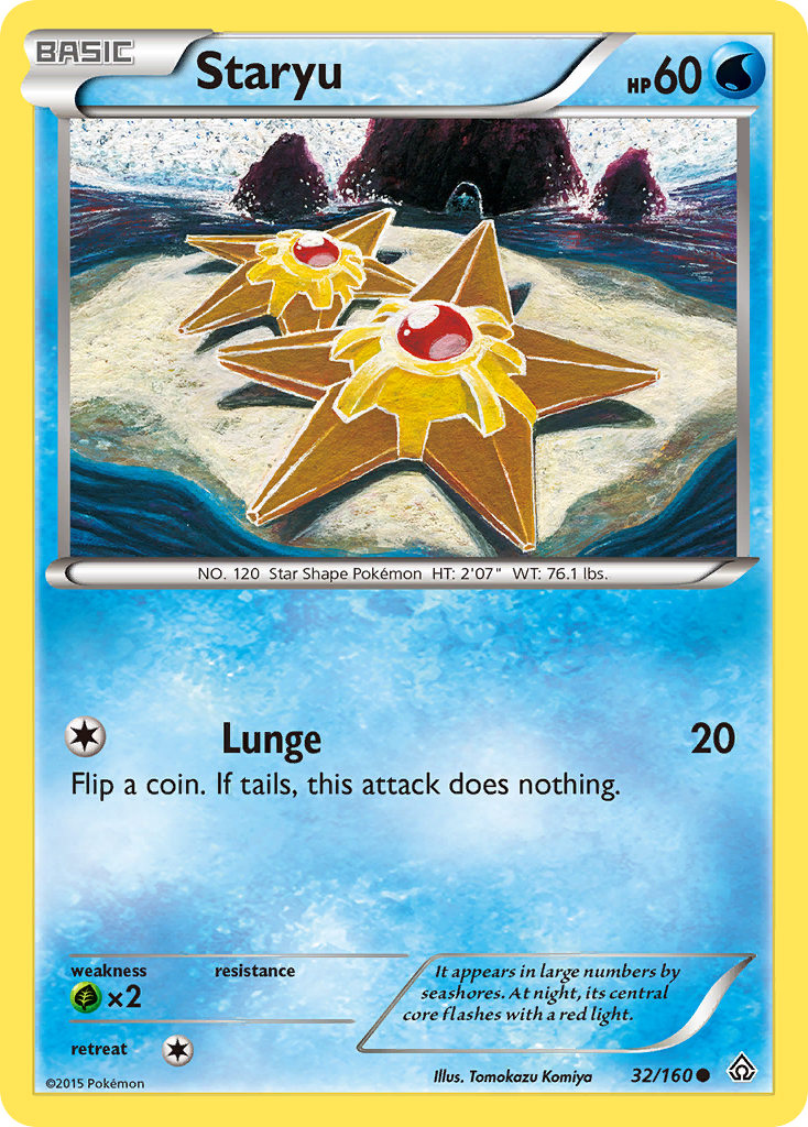 Staryu (32/160) [XY: Primal Clash] | Card Merchant Takapuna