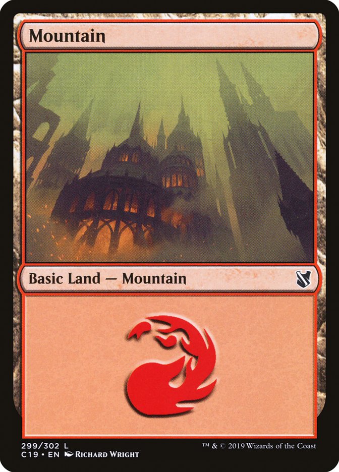 Mountain (299) [Commander 2019] | Card Merchant Takapuna