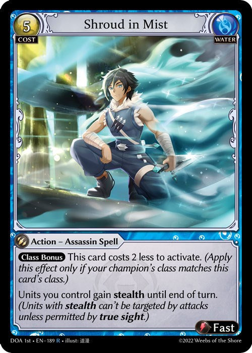 Shroud in Mist (189) [Dawn of Ashes: 1st Edition] | Card Merchant Takapuna