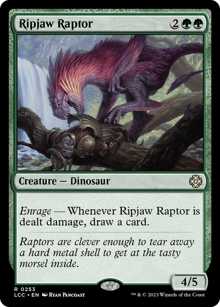 Ripjaw Raptor [The Lost Caverns of Ixalan Commander] | Card Merchant Takapuna
