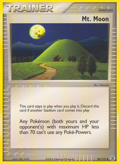 Mt. Moon (94/112) [EX: FireRed & LeafGreen] | Card Merchant Takapuna