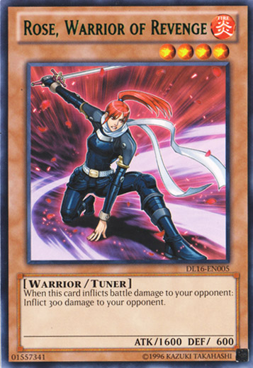 Rose, Warrior of Revenge (Green) [DL16-EN005] Rare | Card Merchant Takapuna