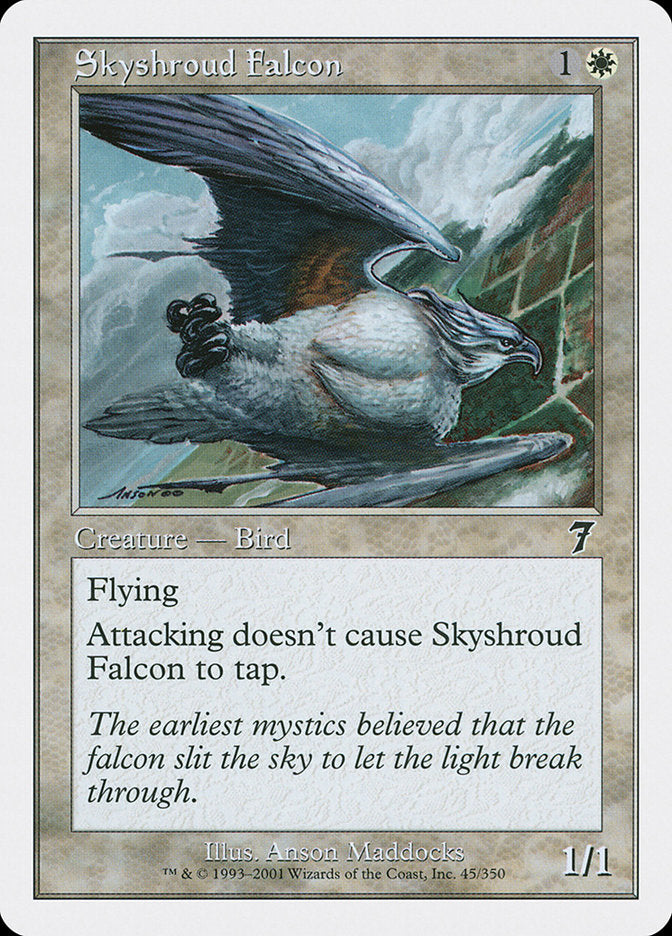 Skyshroud Falcon [Seventh Edition] | Card Merchant Takapuna