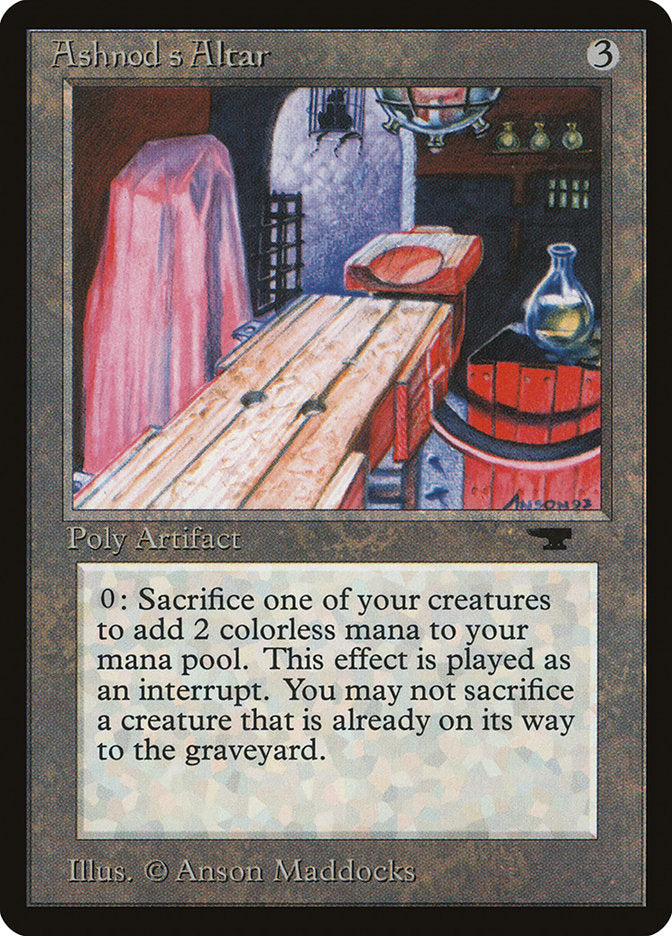 Ashnod's Altar [Antiquities] | Card Merchant Takapuna