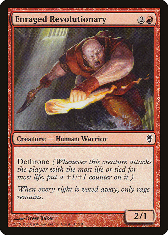 Enraged Revolutionary [Conspiracy] | Card Merchant Takapuna