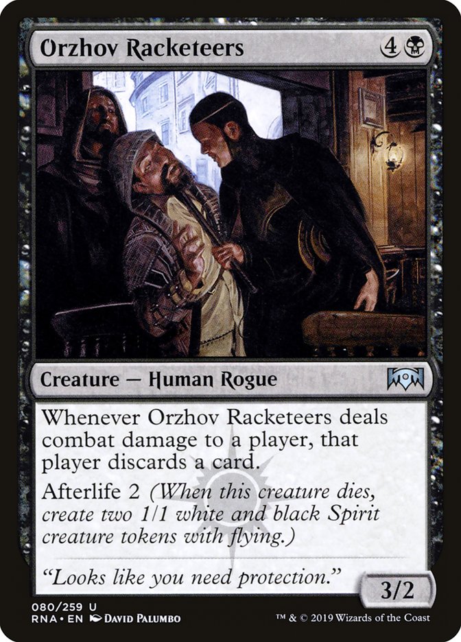 Orzhov Racketeers [Ravnica Allegiance] | Card Merchant Takapuna