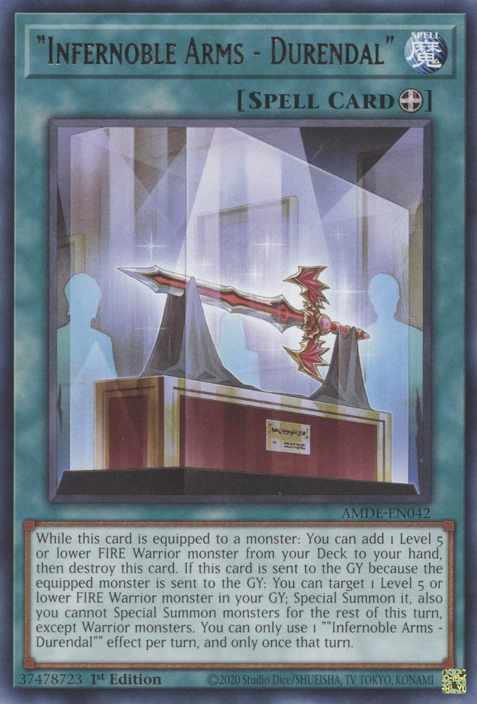 "Infernoble Arms - Durendal" [AMDE-EN042] Rare | Card Merchant Takapuna