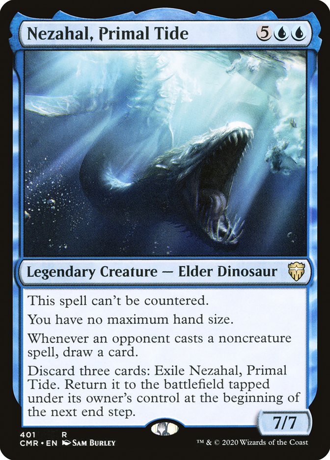 Nezahal, Primal Tide [Commander Legends] | Card Merchant Takapuna