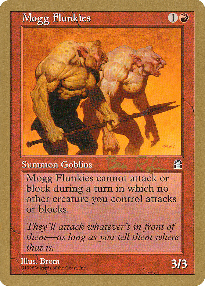 Mogg Flunkies (Ben Rubin) [World Championship Decks 1998] | Card Merchant Takapuna