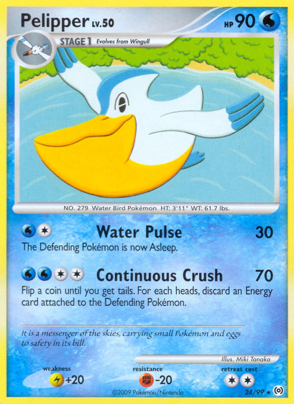 Pelipper (24/99) [Platinum: Arceus] | Card Merchant Takapuna