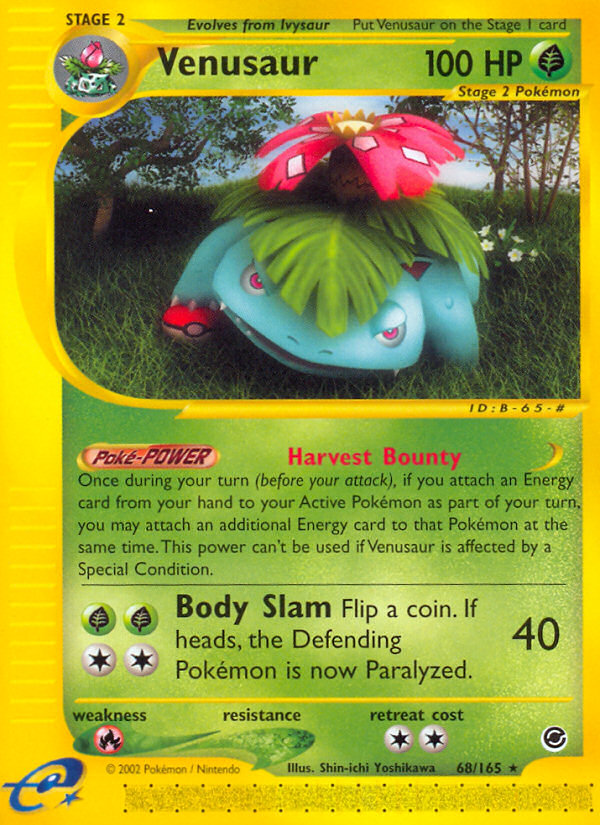 Venusaur (68/165) [Expedition: Base Set] | Card Merchant Takapuna
