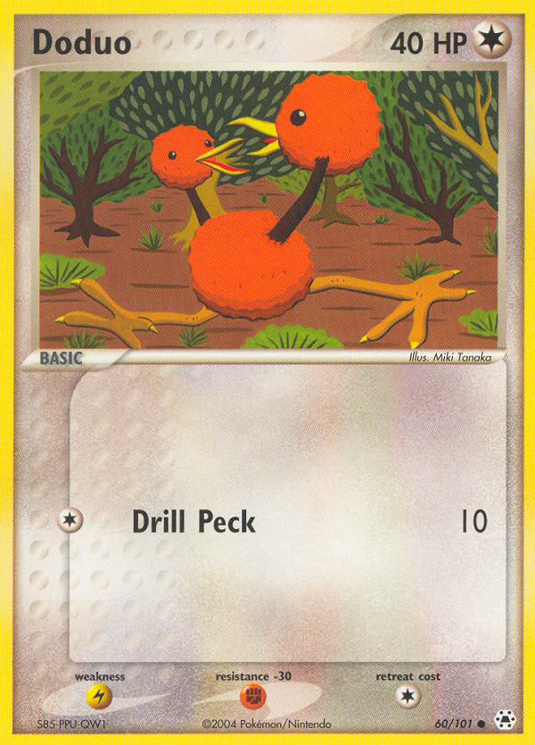 Doduo (60/101) [EX: Hidden Legends] | Card Merchant Takapuna
