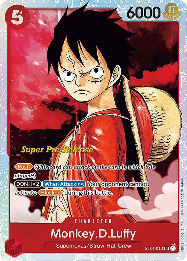 Monkey.D.Luffy (012) [Super Pre-Release Starter Deck: Straw Hat Crew] | Card Merchant Takapuna