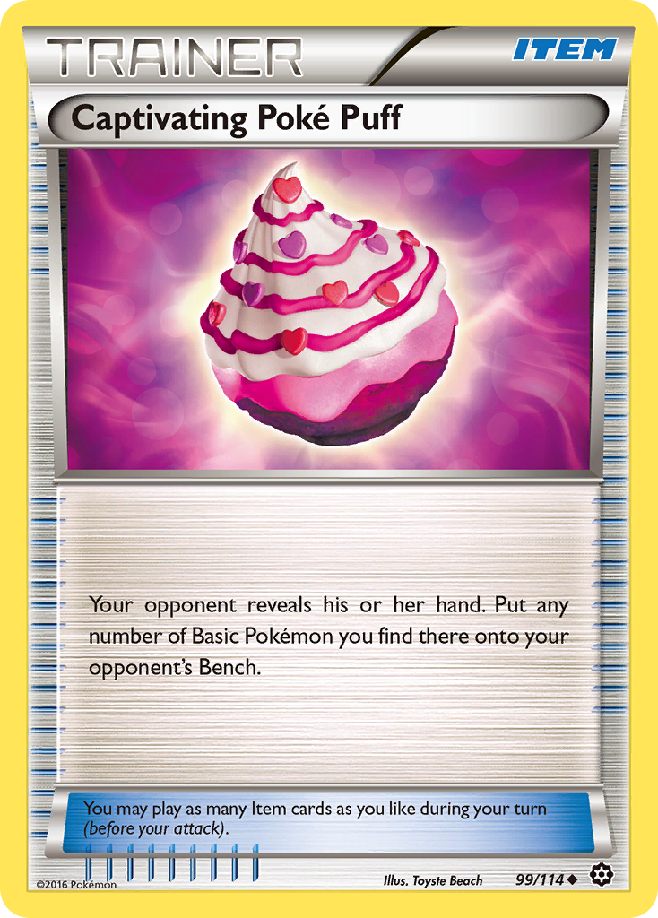 Captivating Poke Puff (99/114) [XY: Steam Siege] | Card Merchant Takapuna