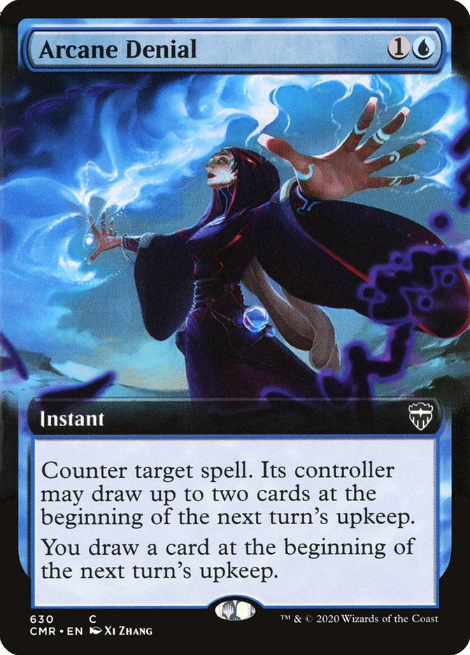 Arcane Denial (Extended Art) [Commander Legends] | Card Merchant Takapuna
