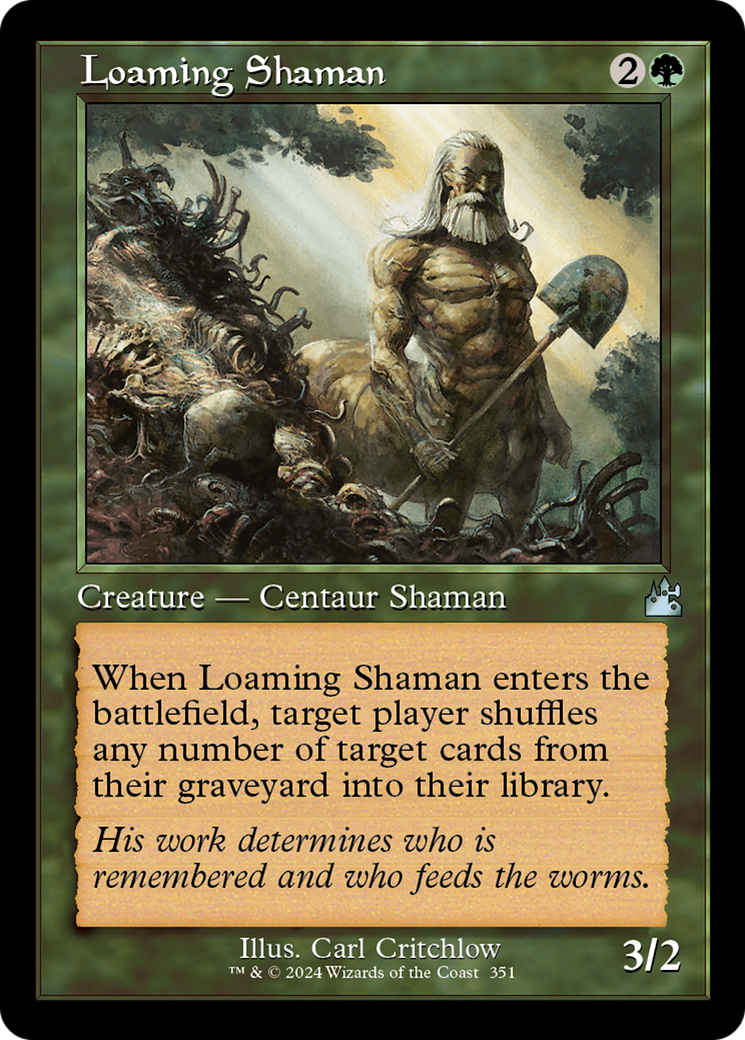 Loaming Shaman (Retro Frame) [Ravnica Remastered] | Card Merchant Takapuna