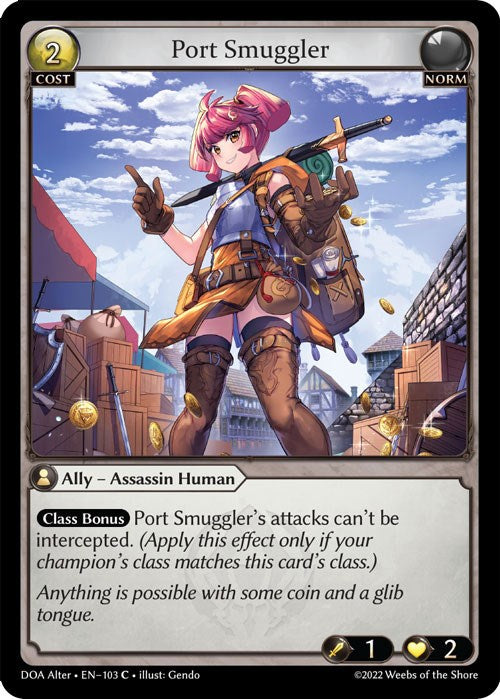 Port Smuggler (103) [Dawn of Ashes: Alter Edition] | Card Merchant Takapuna