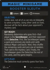 Booster Sleuth (Magic Minigame) [Kamigawa: Neon Dynasty Minigame] | Card Merchant Takapuna