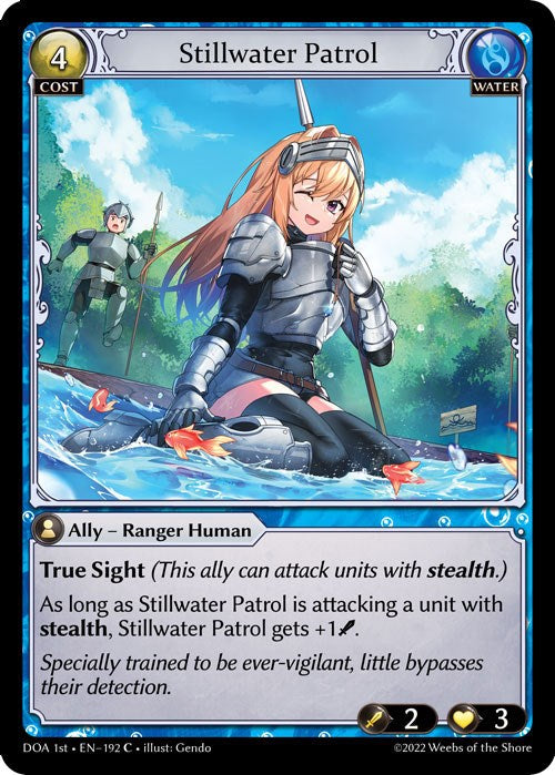 Stillwater Patrol (192) [Dawn of Ashes: 1st Edition] | Card Merchant Takapuna