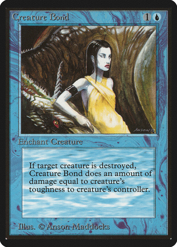 Creature Bond [Beta Edition] | Card Merchant Takapuna