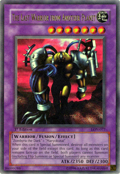 The Last Warrior from Another Planet [LON-077] Ultra Rare | Card Merchant Takapuna