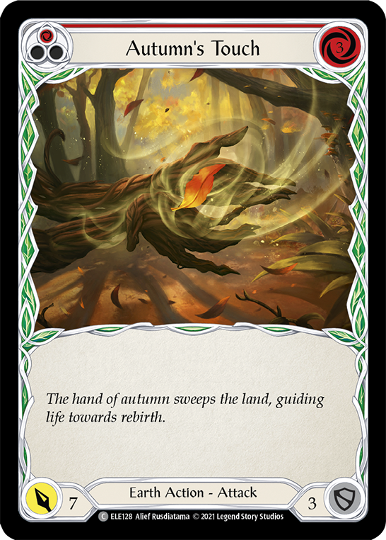 Autumn's Touch (Red) [ELE128] (Tales of Aria)  1st Edition Normal | Card Merchant Takapuna