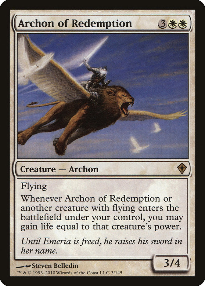 Archon of Redemption [Worldwake] | Card Merchant Takapuna