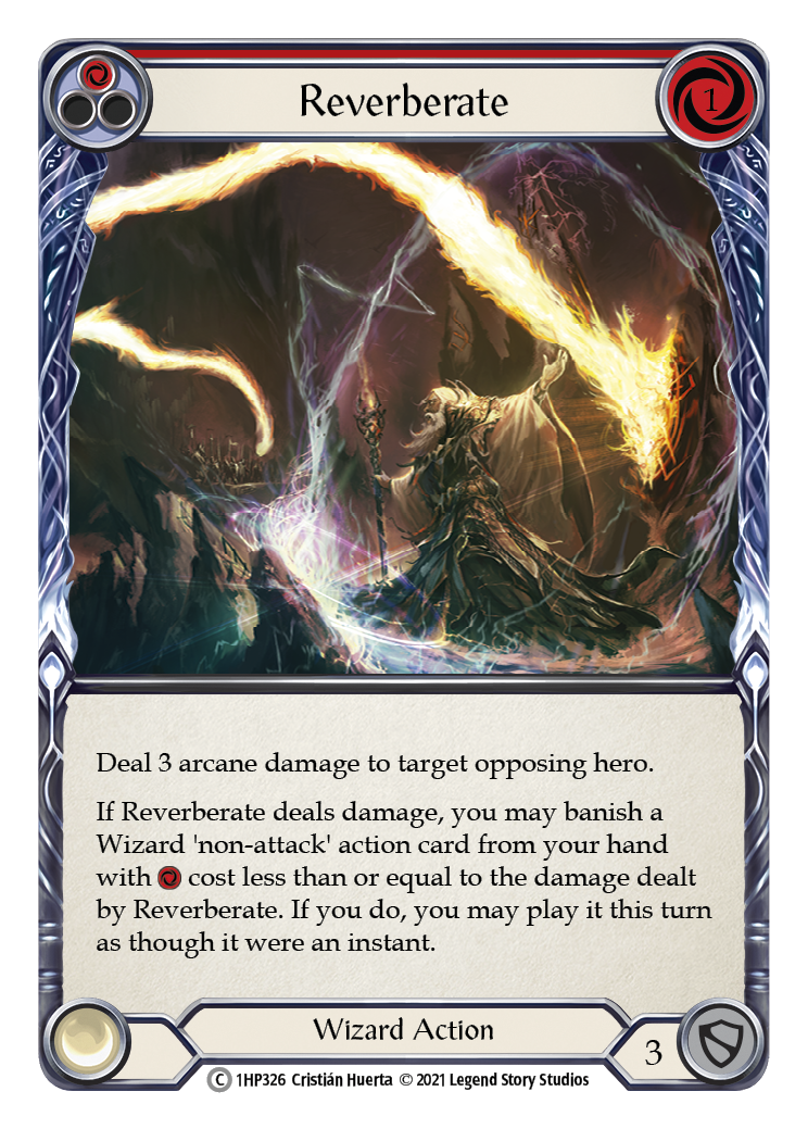 Reverberate (Red) [1HP326] (History Pack 1) | Card Merchant Takapuna