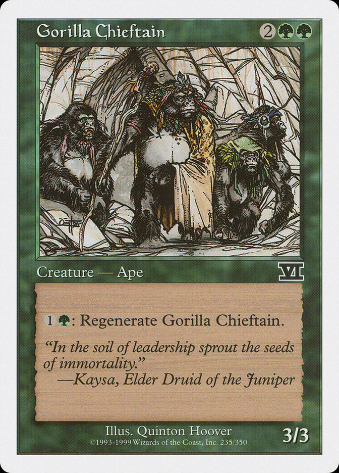 Gorilla Chieftain [Classic Sixth Edition] | Card Merchant Takapuna