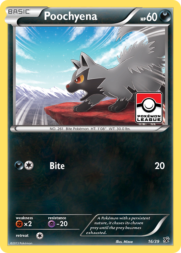 Poochyena (16/39) [XY: Kalos Starter Set] | Card Merchant Takapuna