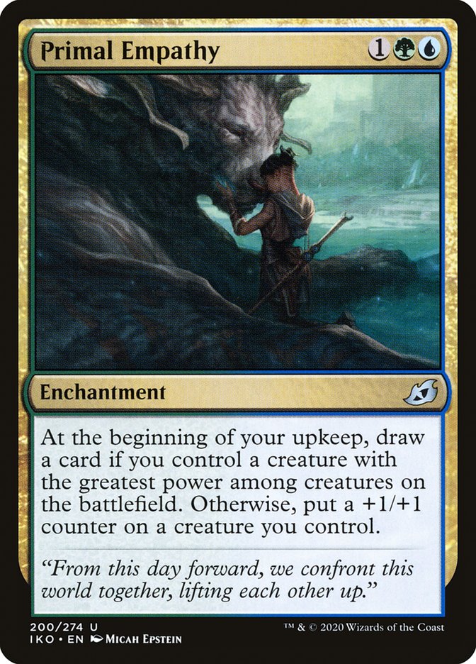 Primal Empathy [Ikoria: Lair of Behemoths] | Card Merchant Takapuna