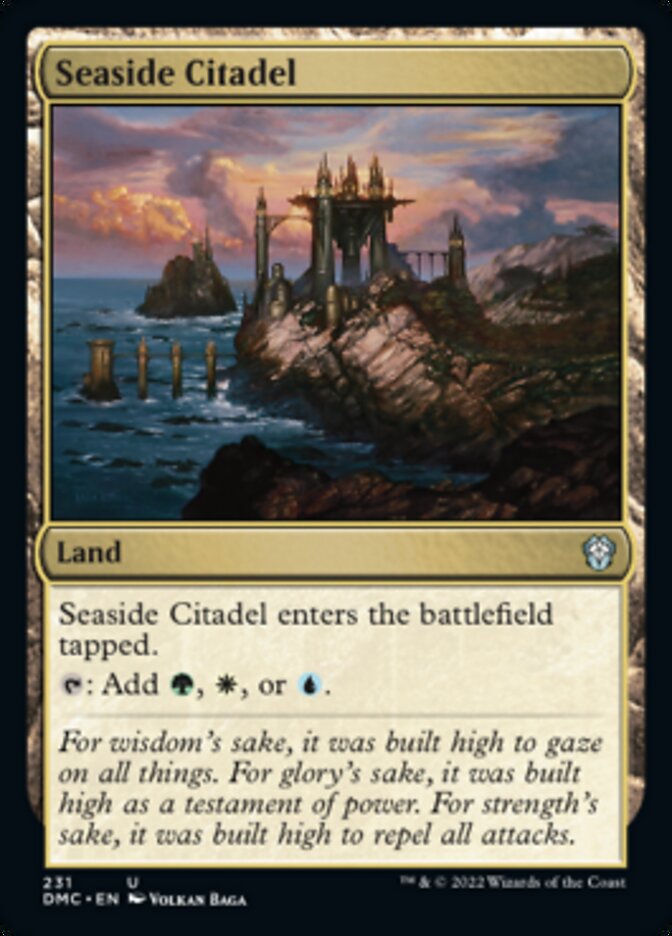 Seaside Citadel [Dominaria United Commander] | Card Merchant Takapuna