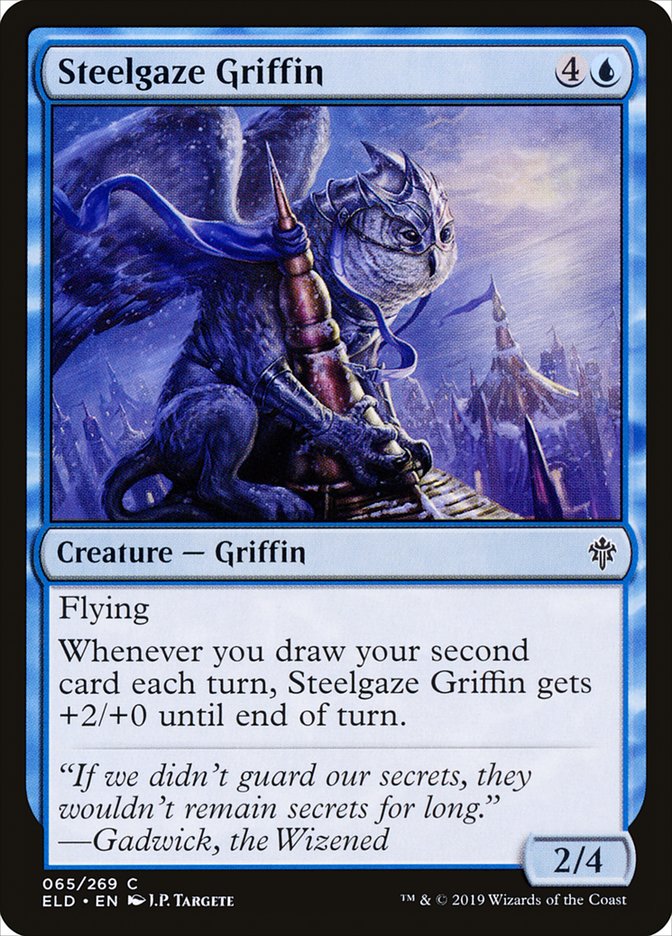 Steelgaze Griffin [Throne of Eldraine] | Card Merchant Takapuna