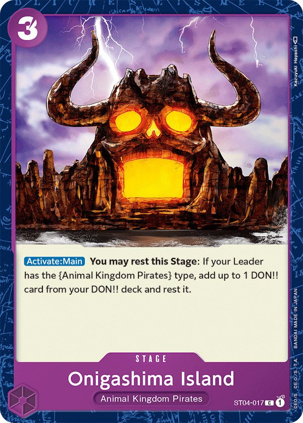 Onigashima Island [Starter Deck: Animal Kingdom Pirates] | Card Merchant Takapuna