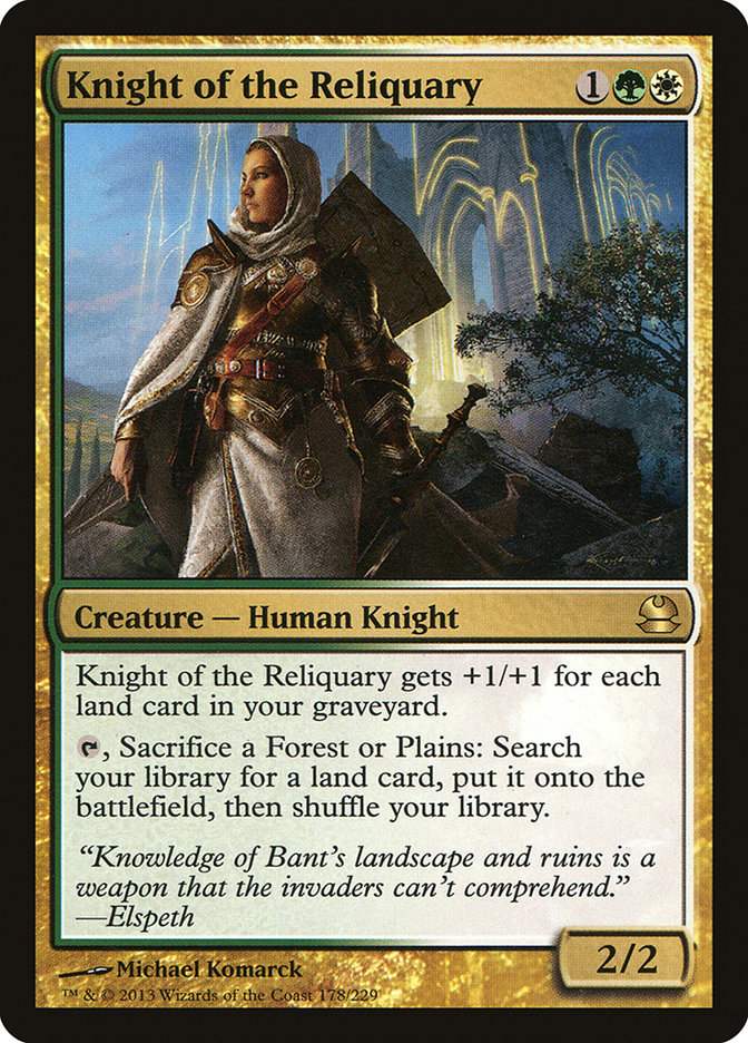 Knight of the Reliquary [Modern Masters] | Card Merchant Takapuna