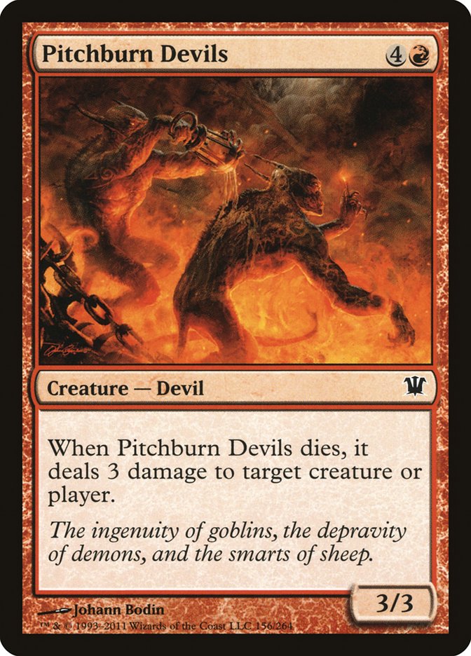 Pitchburn Devils [Innistrad] | Card Merchant Takapuna