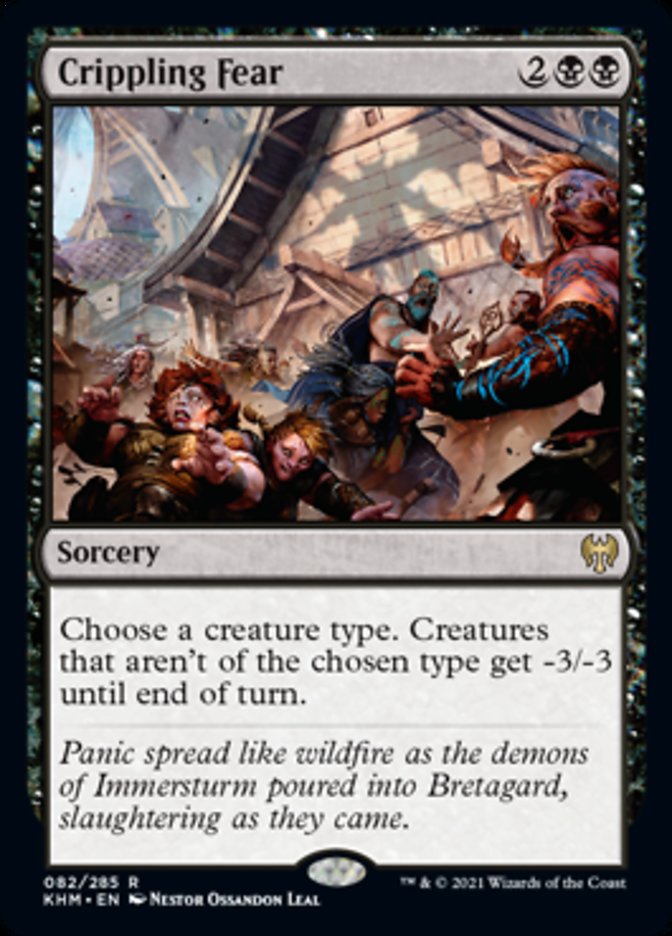 Crippling Fear [Kaldheim] | Card Merchant Takapuna