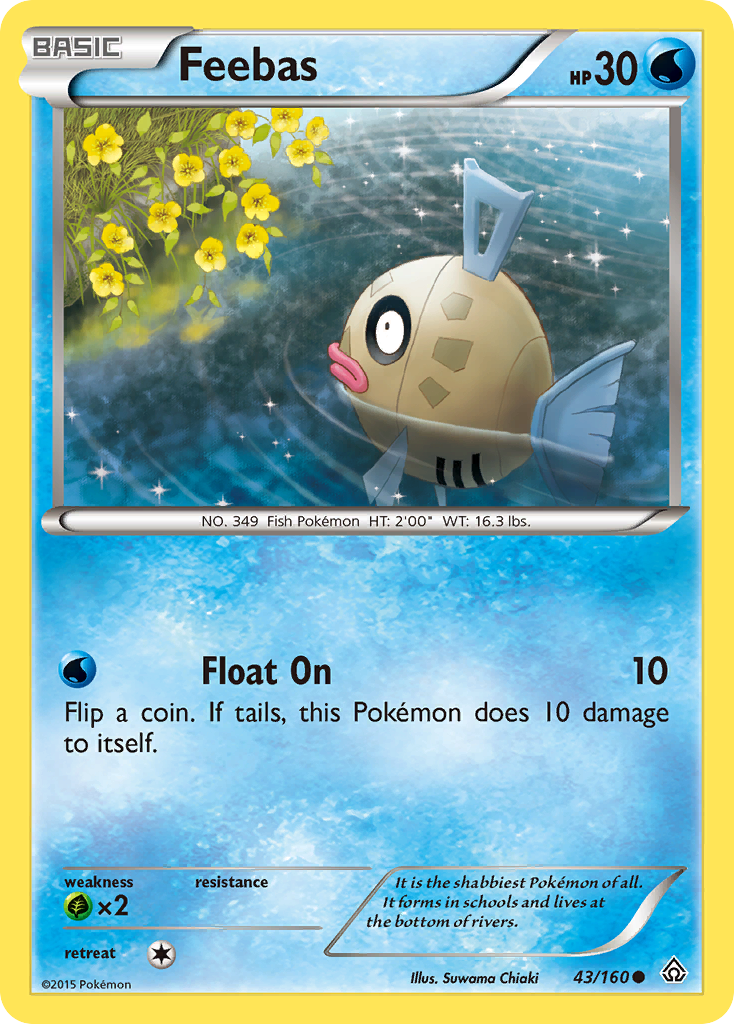 Feebas (43/160) [XY: Primal Clash] | Card Merchant Takapuna