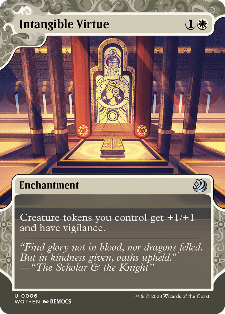 Intangible Virtue [Wilds of Eldraine: Enchanting Tales] | Card Merchant Takapuna