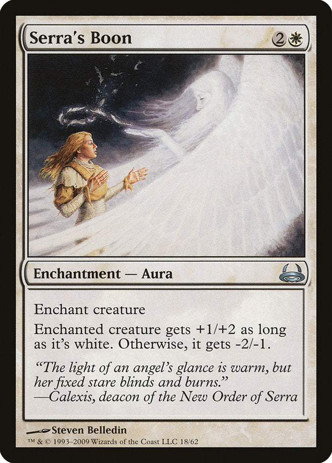Serra's Boon [Duel Decks: Divine vs. Demonic] | Card Merchant Takapuna