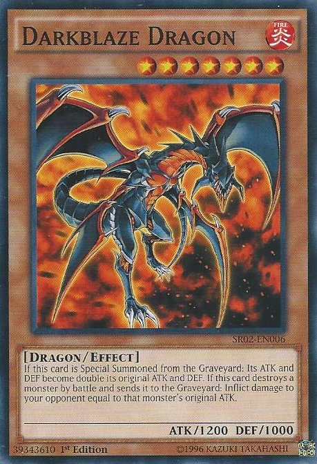 Darkblaze Dragon [SR02-EN006] Common | Card Merchant Takapuna