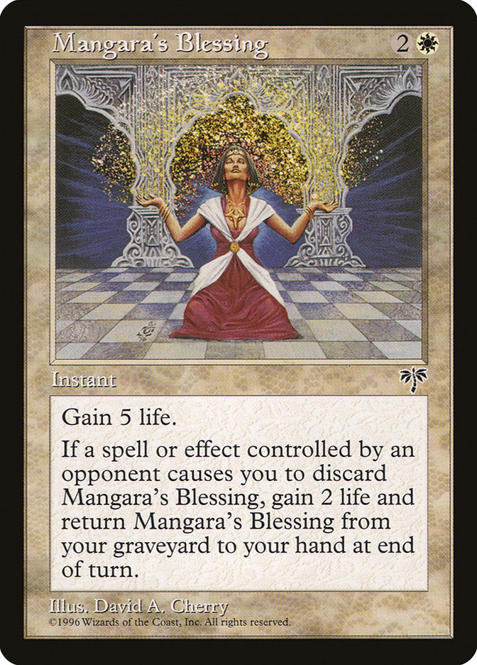 Mangara's Blessing [Mirage] | Card Merchant Takapuna
