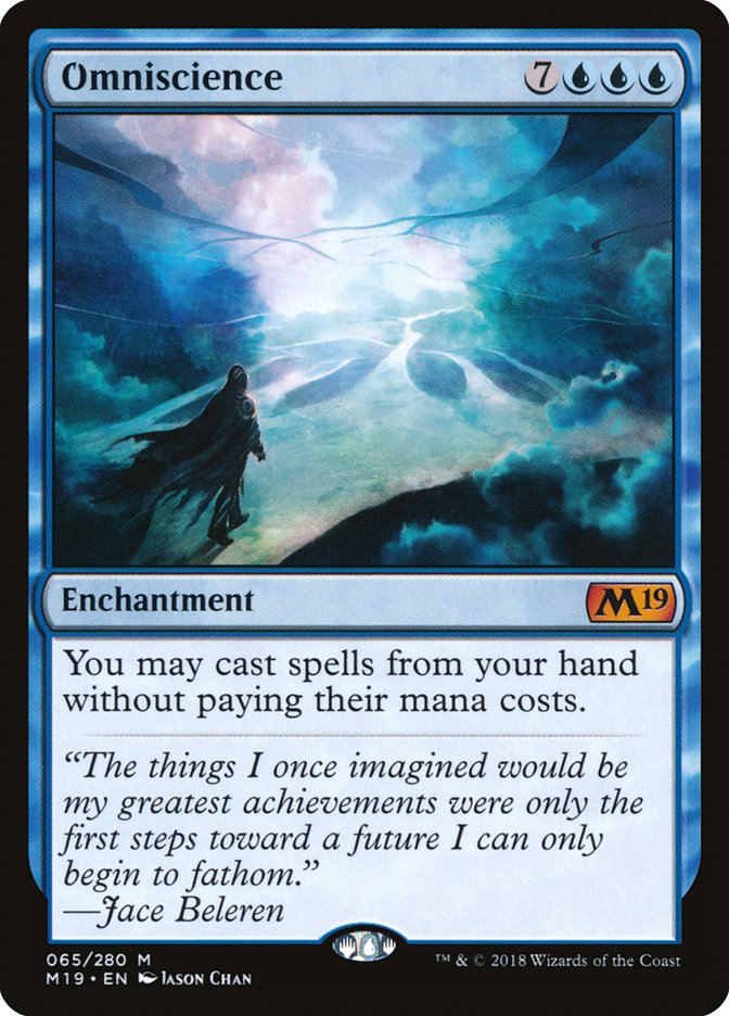 Omniscience [Core Set 2019] | Card Merchant Takapuna